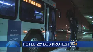 Homeless Advocates Protest Proposed Shut Down Of All-Night VTA Bus Line