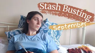 Knitting Through Hard Times | Stash Busting September 2022