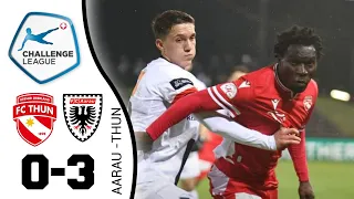 Aarau - Thun 3-0 Highlights Swiss Challenge League