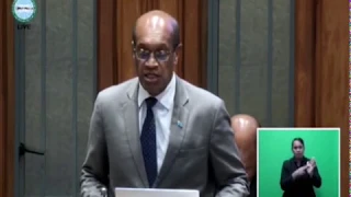 Fijian Minister for Infrastructure And Meteorological Services Hon Jone Usamate