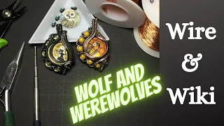 Ep.7 Easy round wire channel setting wire weaving tutorial with wolves and werewolves read aloud