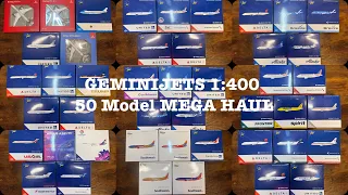 Geminijets 1:400 50 Models!!! MASSIVE Unboxing / Review