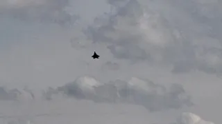 F-22 demonstration at Whiteman Air Force Base Air Show