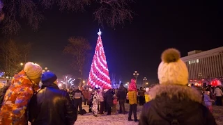 Открытие губернаторской елки в Южно-Сахалинске