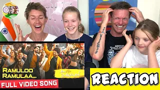 RAMULOO RAMULAA VIDEO SONG REACTION | #AlaVaikunthapurramuloo | Allu Arjun | #BigAReact