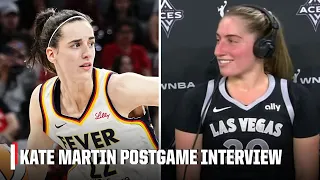 Kate Martin describes what it was like playing against Iowa teammate Caitlin Clark | WNBA on ESPN