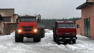 вездеход ЯМАЛ на 25 тонн груза, большегруз для дорог севера на зимнике