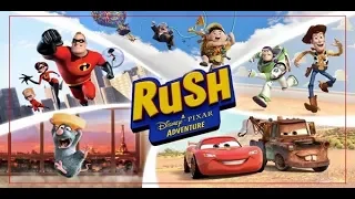 Jogando Rush uma aventura da Disney Pixar