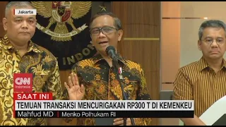 Konpers Menkopolhukam & Wamen Keuangan Terkait Transaksi Mencurigakan Rp 300 T di Kemenkeu