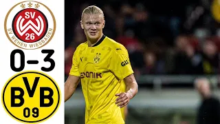 Wehen Weisbaden vs Dortmund  0-3 All Goals pokal hoy!!