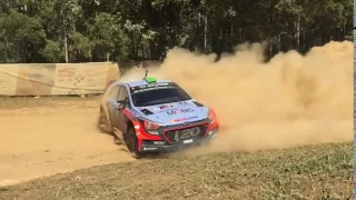 Hayden Paddon Rally Australia 2016 - Hayden Paddon - John Kennard / Incredible Hairpin U-turn Drift