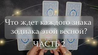 ✨Что ждет каждого знака зодиака этой весной?🤔 ЧАСТЬ 2✨ расклад🔮