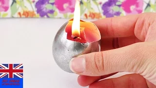 EGG CANDLE ➻ How to make this cool egg candle at home?