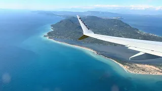 Landing at Corfu Airport (CFU) 20/4/24