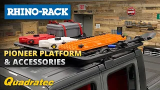 Rhino-Rack Pioneer Platform, RCL & RLT600 Legs and Pioneer Accessories Install & Review