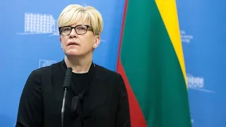 Spaudos konferencija dėl Lietuvos Vyriausybės veiksmų Rusijai užpuolus Ukrainą