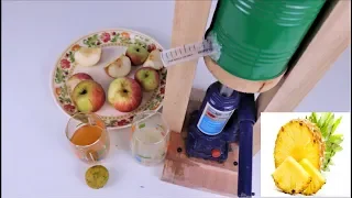 How to Make a Hydraulic Jack fruit Press/Juicer  at Home . | DIY |