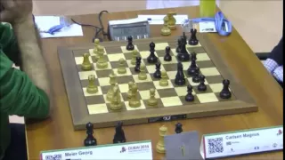 Magnus Carlsen vs G. Meier World Dubai Chess Blitz 2014