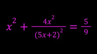 A Rational Equation