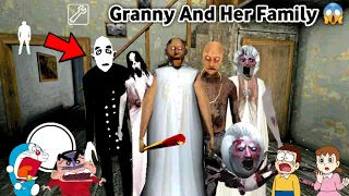Nosferatu And Angelina Join Granny And Grandpa in Granny Game With Shinchan & Nobita