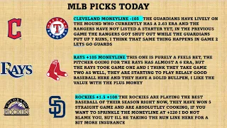 MLB and NBA Picks May 14th Best Bets Today