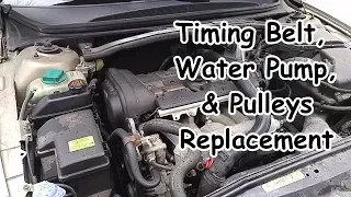 Volvo S80 Timing Belt,  Water Pump, & Pulleys Replacement