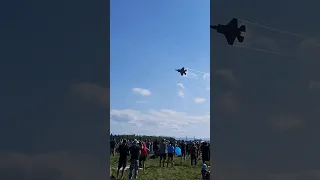 F-35A Take Off and Low Pass. Nato Days 2023