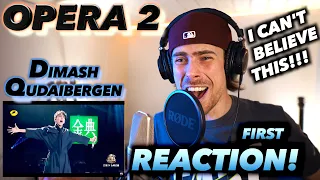 Dimash Qudaibergen - Opera 2 (singer competition) FIRST REACTION! (HOW IS THIS POSSIBLE?!!)