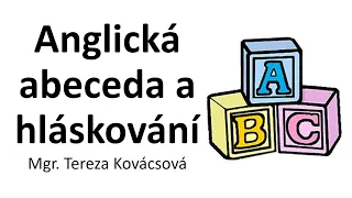 Anglická abeceda a hláskování