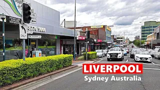 Sydney Walk - LIVERPOOL Station to Westfield Shopping Centre | Liverpool City Sydney Australia