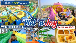 Wet N Joy Water Park Lonavala - All Rides/Slides | Ticket Price/Offer/Food - A to Z Information