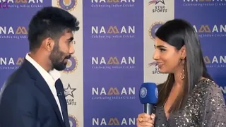 || jasprit bumrah ❤ sanjana ganesan | love story started from here 💙... just for fun. must watch..!!