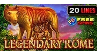 Legendary Rome - Slot Machine - 20 Lines + Bonus