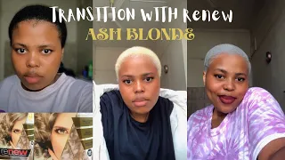HOW TO DYE YOUR HAIR PLATINUM BLONDE/GREY | Renew | South African YouTuber🇿🇦