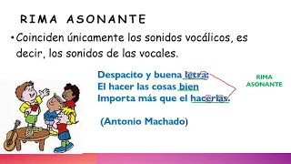 LA RIMA ASONANTE Y CONSONANTE