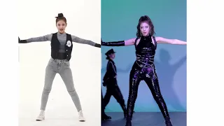 (Comparison) Lia solo and with ITZY dancing Mafia in the morning