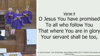 O Jesus I Have Promised (120 VU), Strathroy United Church, Andy Cloutier, words-John Ernest Bode