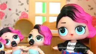 LOL Dolls Family ! Rocker’s Lil Sisters Trouble ! Toys and Dolls Fun for Kids | Sniffycat