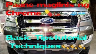 Chrome emblem cleaning, watermark,dirt spot removal,paano maglinis ng Chrome