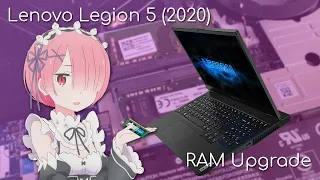 Upgrading my Lenovo Legion 5 | How to Upgrade the RAM on Legion 5