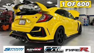 2021 Honda Civic Type-R LE #550 - Spoon SW388 & Full Exhaust | PRL Intake | Swift Lowering Springs