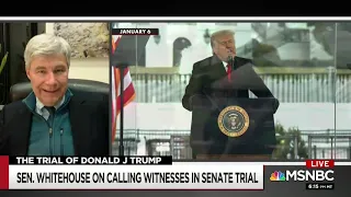 Sen. Whitehouse and Chris Hayes Discuss the 2nd Impeachment Trial