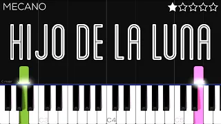 Mecano - Hijo de la Luna | EASY Piano Tutorial