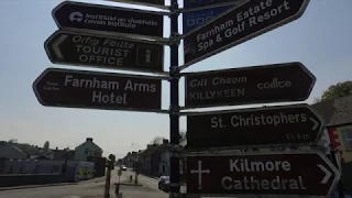 Cavan Town, Ireland on a Sunny Day