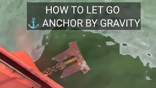 HOW TO LET GO ANCHOR BY GRAVITY