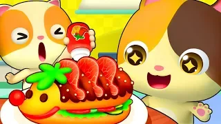 Baby Kitten Makes a Sandwich | Play Safe Song | Nursery Rhymes | Kids Songs | Baby Cartoon | BabyBus