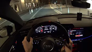 2023 Audi RS3 Sportback - city night drive | POV