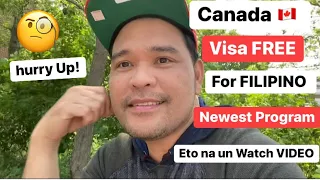 🇨🇦😲BREAKING NEWS!CANADA IS NOW VISA FREE TRAVEL FOR FILIPINOS | APPLY FOR ONLY 7 DOLLARS