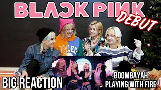 BLACKPINK - '불장난 (PLAYING WITH FIRE)' & '붐바야 (BOOMBAYAH) 'MV's | BIG REACTION