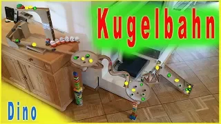 Kugelbahn  Karton + Marble Machine ///  DIY mit Dino